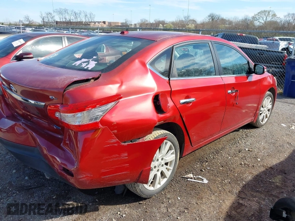 2014 Nissan Sentra SR with VIN 3N1AB7AP7EY316174, listed as a IAAI auction lot 41811865 with 131,625 mi miles and . Bid and sale history available at DreamBid. Image 4.
