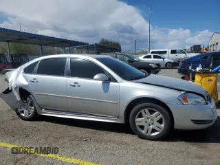 2014 Chevrolet Impala LT with VIN 2G1WB5E3XE1184419, listed as a Copart auction lot 51473045 with 98,299 mi miles and Salvage Title. Bid and sale history available at DreamBid. Image 4.