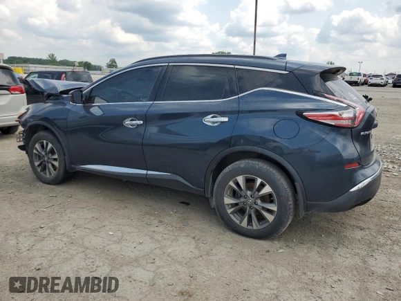 2017 Nissan Murano SV with VIN 5N1AZ2MG9HN115283, listed as a Copart auction lot 63035814 with 129,018 mi miles and Salvage Title. Bid and sale history available at carsss.com. Image 2.
