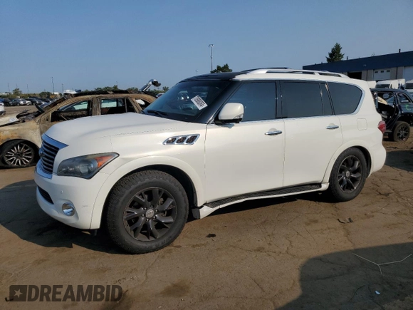 2011 Infiniti QX56 7-passenger with VIN JN8AZ2NE7B9003815, listed as a Copart auction lot 70988084 with 138,459 mi miles and Clean Title. Bid and sale history available at carsss.com. Image 1.