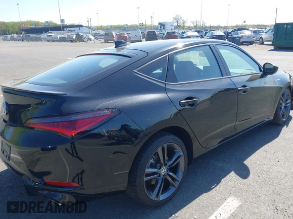 2025 Acura Integra w/A-Spec Package with VIN 19UDE4H35SA001006, listed as a IAAI auction lot 42103893 with 9,054 mi miles and . Bid and sale history available at DreamBid. Image 4.