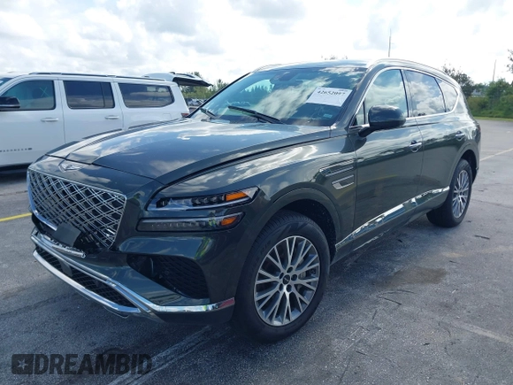 2025 Genesis GV80 Standard with VIN KMUHFESB8SU248051, listed as a IAAI auction lot 42652097 with 8,960 mi miles and . Bid and sale history available at DreamBid. Image 17.