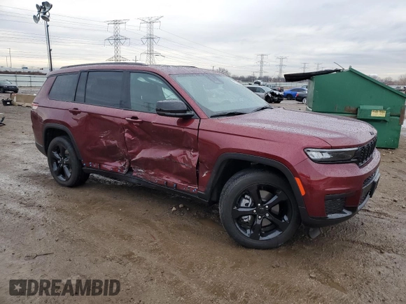 2024 Jeep Grand Cherokee Altitude X with VIN 1C4RJKAG4R8617797, listed as a Copart auction lot 46740925 with 4,524 mi miles and Salvage title. Bid and sale history available at DreamBid. Image 4.