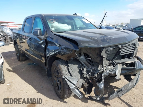 2023 Chevrolet Silverado 1500 RST with VIN 2GCUDEED9P1139850, listed as a IAAI auction lot 41735915 with 25,229 mi miles. Bid and sale history available at carsss.com. Image 1.
