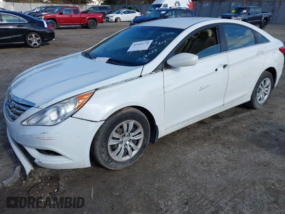 2012 Hyundai Sonata GLS with VIN 5NPEB4AC7CH485972, listed as a IAAI auction lot 41542270 with 160,055 mi miles and . Bid and sale history available at carsss.com. Image 2.