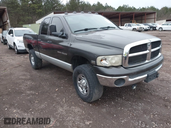 2005 Dodge 2500 SLT with VIN 1D7KS28D35J511215, listed as a IAAI auction lot 41326185 with 302,586 mi miles and . Bid and sale history available at DreamBid. Image 1.