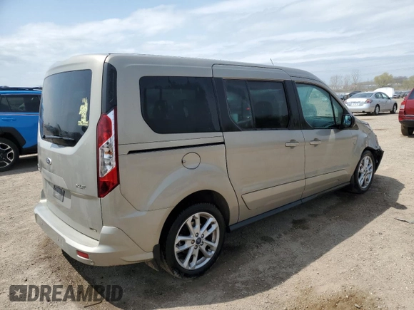 2016 Ford Transit Connect XLT with VIN NM0GE9F71G1236294, listed as a Copart auction lot 54689635 with 80,886 mi miles and Salvage title. Bid and sale history available at DreamBid. Image 3.