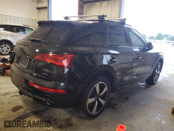 2024 Audi Q5 S line Premium Plus with VIN WA1EAAFYXR2071191, listed as a Copart auction lot 55769805 with 15,356 mi miles and Salvage title. Bid and sale history available at DreamBid. Image 3.