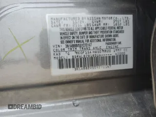 2025 Nissan Sentra S with VIN 3N1AB8BV5SY270147, listed as a Copart auction lot 51860955 with 1,440 mi miles and Salvage Title. Bid and sale history available at DreamBid. Image 12.