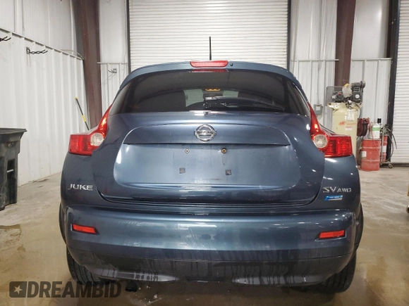 2013 Nissan Juke Nismo with VIN JN8AF5MV5DT210107, listed as a Copart auction lot 55683225 with 91,715 mi miles and Salvage title. Bid and sale history available at DreamBid. Image 6.