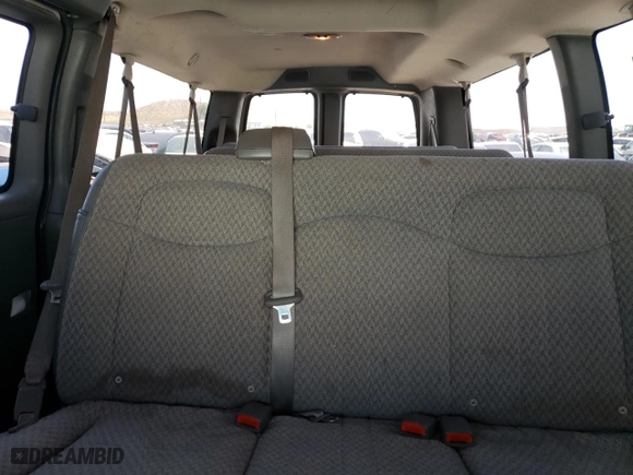 2007 Chevrolet Express Passenger with VIN 1GAHG39U371146850, listed as a Copart auction lot 60871514 with 95,533 mi miles and Salvage Title. Bid and sale history available at carsss.com. Image 10.