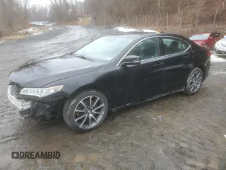 2017 Acura TLX V6 w/Technology Pkg with VIN 19UUB3F50HA000412, listed as a Copart auction lot 47100535 with 115,655 mi miles and Salvage Title. Bid and sale history available at carsss.com. Image 1.
