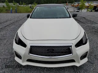 2017 Infiniti Q50 Red Sport 400 with VIN JN1FV7AP7HM850246, listed as a Copart auction lot 58536135 with Not provided miles and Salvage title. Bid and sale history available at DreamBid. Image 5.
