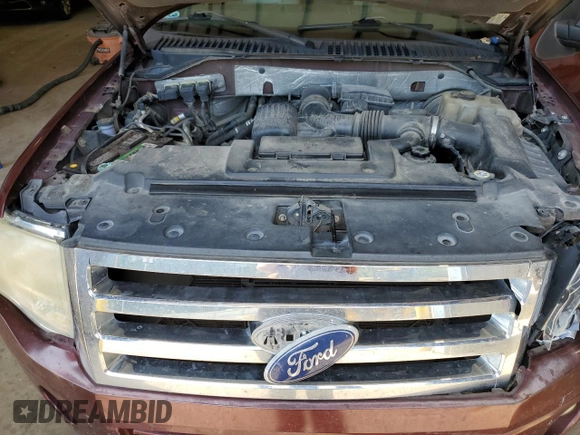 2010 Ford Expedition SSV with VIN 1FMJU1F54AEB72078, listed as a Copart auction lot 55285285 with 154,050 mi miles and Salvage title. Bid and sale history available at DreamBid. Image 12.
