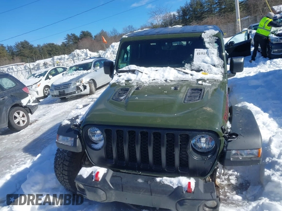 2023 Jeep Gladiator Rubicon with VIN 1C6JJTBG6PL576818, listed as a IAAI auction lot 41515428 with 10,271 mi miles and . Bid and sale history available at DreamBid. Image 12.