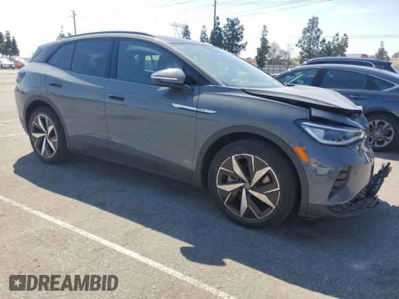 2023 Volkswagen ID.4 Pro with VIN 1V2VMPE86PC042164, listed as a Copart auction lot 50260215 with 4,328 mi miles and Clean Title. Bid and sale history available at DreamBid. Image 4.