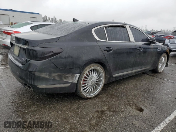 2015 Kia K900 Luxury z VIN KNALW4D41F6022818, wystawiony jako Copart lot #45049265 z przebiegiem Nie podano mil oraz Czysty tytuł • Clean title. Historia ofert i sprzedaży dostępna na DreamBid. Obrazek 3.