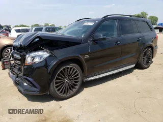 2017 Mercedes-Benz GLS 63 AMG with VIN 4JGDF7FE5HA747770, listed as a Copart auction lot 65888883 with 50,889 mi miles and Salvage Title. Bid and sale history available at DreamBid. Image 1.