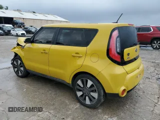 2014 Kia Soul + with VIN KNDJX3A50E7043571, listed as a Copart auction lot 53580215 with Not Provided miles and Salvage Title. Bid and sale history available at DreamBid. Image 2.