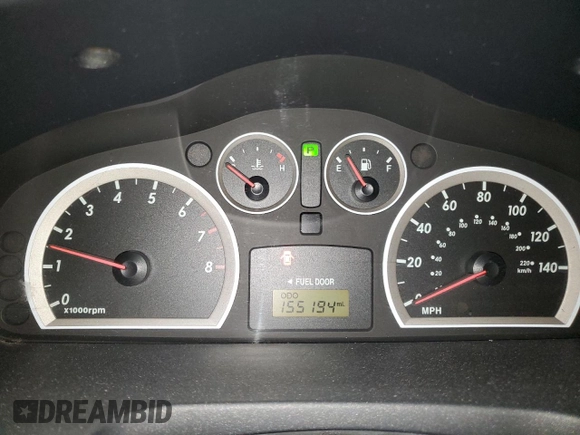 2006 Hyundai Santa Fe GLS with VIN KM8SC73D56U069948, listed as a Copart auction lot 44194725 with 155,194 mi miles and Clean Title. Bid and sale history available at carsss.com. Image 9.