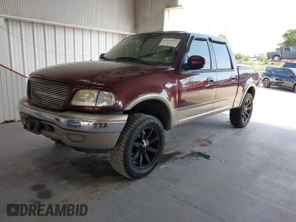 2001 Ford F-150 XLT with VIN 1FTRW08L91KA85396, listed as a IAAI auction lot 42525105 with 123,360 mi miles and . Bid and sale history available at DreamBid. Image 2.