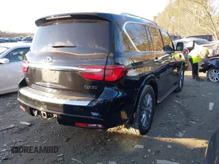2021 Infiniti QX80 Luxe with VIN JN8AZ2AE2M9269235, listed as a IAAI auction lot 41340475 with 118,099 mi miles and . Bid and sale history available at DreamBid. Image 4.