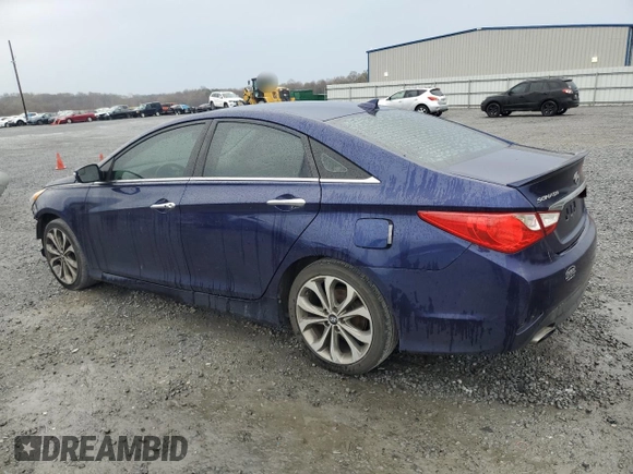 2014 Hyundai Sonata SE with VIN 5NPEC4AC0EH820151, listed as a Copart auction lot 50064345 with 178,442 mi miles and Salvage Title. Bid and sale history available at DreamBid. Image 2.