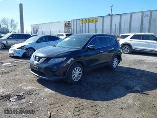 2015 Nissan Rogue S with VIN KNMAT2MT7FP554812, listed as a IAAI auction lot 41876774 with 174,041 mi miles. Bid and sale history available at carsss.com. Image 2.