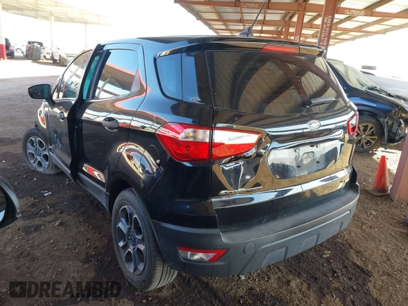 2020 Ford EcoSport S with VIN MAJ3S2FE3LC377288, listed as a IAAI auction lot 41344518 with 61,559 mi miles and . Bid and sale history available at DreamBid. Image 3.