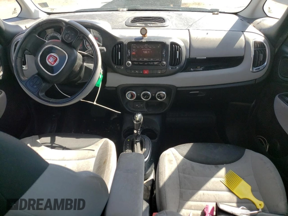 2014 FIAT 500L Easy with VIN ZFBCFABH7EZ020501, listed as a Copart auction lot 52253455 with 144,196 mi miles and Salvage Title. Bid and sale history available at carsss.com. Image 8.