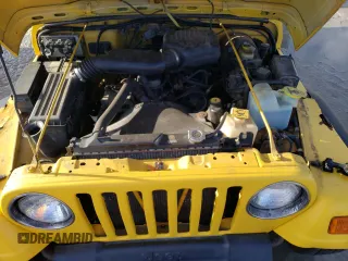 2000 Jeep Wrangler SE with VIN 1J4FA29P4YP791584, listed as a Copart auction lot 46437415 with 157,645 mi miles and Clean Title. Bid and sale history available at carsss.com. Image 11.