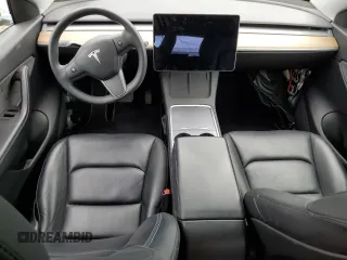 2021 Tesla Model Y Long Range z VIN 5YJYGDEE2MF253676, wystawiony jako Copart lot #54446525 z przebiegiem 36 161 mil mil oraz Szkoda całkowita • Salvage title. Historia ofert i sprzedaży dostępna na DreamBid. Obrazek 8.
