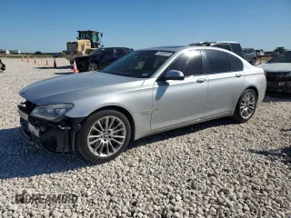 2013 BMW 7 Series 750i with VIN WBAYA8C54DC996698, listed as a Copart auction lot 53235915 with 116,247 mi miles and Salvage title. Bid and sale history available at DreamBid. Image 1.