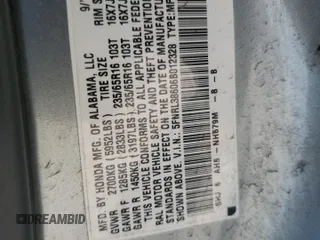 2006 Honda Odyssey EX-L с VIN 5FNRL38606B012328, выставлен на аукционе Copart как лот 53473365 с пробегом 264 709 миль миль и Списание • Salvage title. История ставок и продаж доступна на DreamBid. Изображение 16.