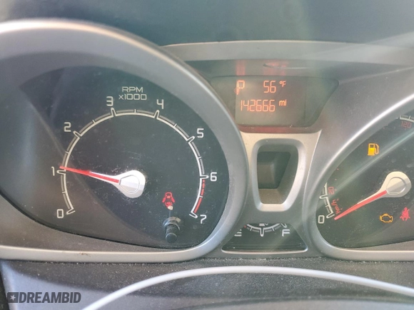 2012 Ford Fiesta SE with VIN 3FADP4EJ3CM194231, listed as a Copart auction lot 48000555 with 142,666 mi miles and Salvage Title. Bid and sale history available at carsss.com. Image 9.