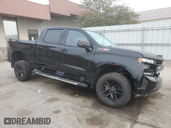 2019 Chevrolet Silverado 1500 LT Trail Boss with VIN 3GCPYFED2KG298975, listed as a Copart auction lot 71375354 with 77,195 mi miles and Salvage Title. Bid and sale history available at DreamBid. Image 4.
