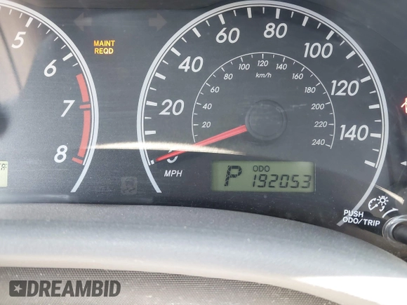 2010 Toyota Corolla with VIN 1NXBU4EE1AZ279392, listed as a IAAI auction lot 42346726 with 192,053 mi miles and . Bid and sale history available at DreamBid. Image 7.