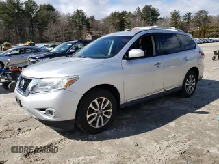 2014 Nissan Pathfinder S with VIN 5N1AR2MMXEC626529, listed as a Copart auction lot 47350415 with 139,696 mi miles and Clean title. Bid and sale history available at DreamBid. Image 1.