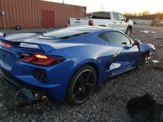 2020 Chevrolet Corvette 1LT with VIN 1G1Y62D48L5111129, listed as a Copart auction lot 71636922 with 25,397 mi miles. Bid and sale history available at carsss.com. Image 3.