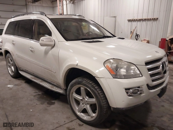 2009 Mercedes-Benz GL-Class 5.5L with VIN 4JGBF86E59A506399, listed as a IAAI auction lot 41618813 with 93,870 mi miles. Bid and sale history available at carsss.com. Image 1.