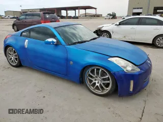 2008 Nissan 350Z Enthusiast with VIN JN1BZ34D18M704163, listed as a Copart auction lot 58671665 with 206,501 mi miles and Clean title. Bid and sale history available at DreamBid. Image 4.