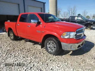 2018 Ram 1500 Big Horn with VIN 1C6RR7LTXJS167989, listed as a Copart auction lot 56012885 with 106,623 mi miles and Clean title. Bid and sale history available at DreamBid. Image 4.