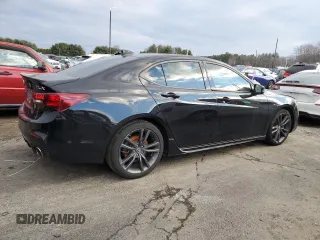 2019 Acura TLX w/A-Spec Pkg with VIN 19UUB2F69KA007613, listed as a Copart auction lot 87847495 with 54,312 mi miles and Non Repairable. Bid and sale history available at carsss.com. Image 3.