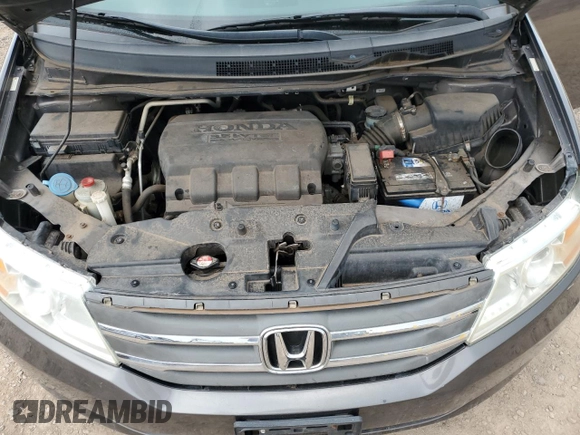 2013 Honda Odyssey EX-L with VIN 5FNRL5H68DB070079, listed as a Copart auction lot 52183895 with 173,428 mi miles and Clean title. Bid and sale history available at DreamBid. Image 12.