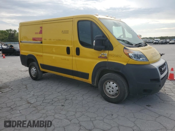 2020 Ram ProMaster Cargo with VIN 3C6TRVAG8LE127304, listed as a Copart auction lot 53615005 with 201,832 mi miles and Clean Title. Bid and sale history available at carsss.com. Image 4.