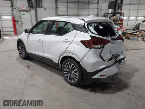 2023 Nissan Kicks SV with VIN 3N1CP5CV9PL499104, listed as a IAAI auction lot 41599818 with 36,009 mi miles. Bid and sale history available at carsss.com. Image 3.