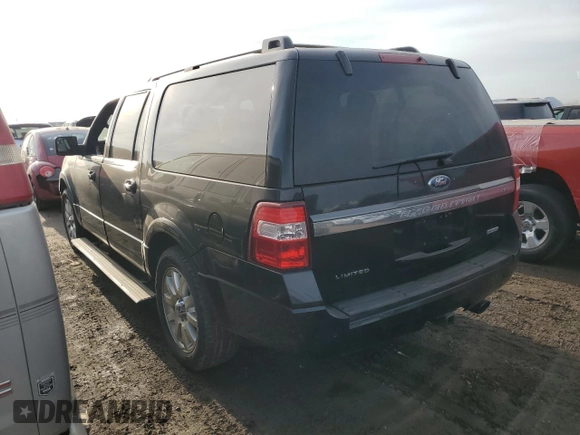 2015 Ford Expedition Max Limited с VIN 1FMJK2AT1FEF09346, выставлен на аукционе Copart как лот 48976235 с пробегом 218 181 миль миль и Списание • Salvage title. История ставок и продаж доступна на DreamBid. Изображение 2.