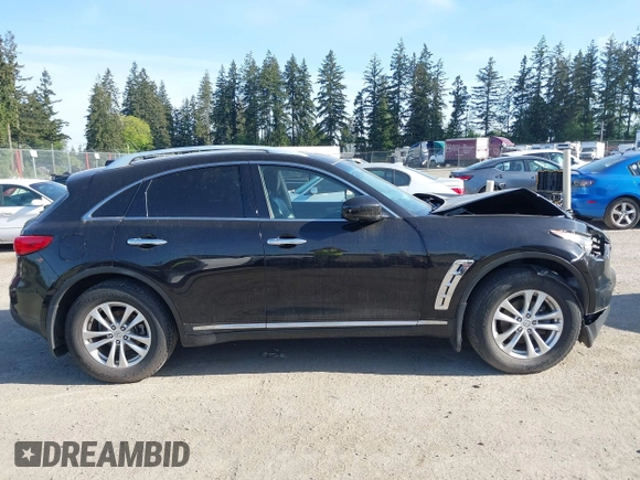 2013 Infiniti FX with VIN JN8CS1MW1DM171158, listed as a IAAI auction lot 42234300 with 142,710 mi miles and . Bid and sale history available at DreamBid. Image 13.