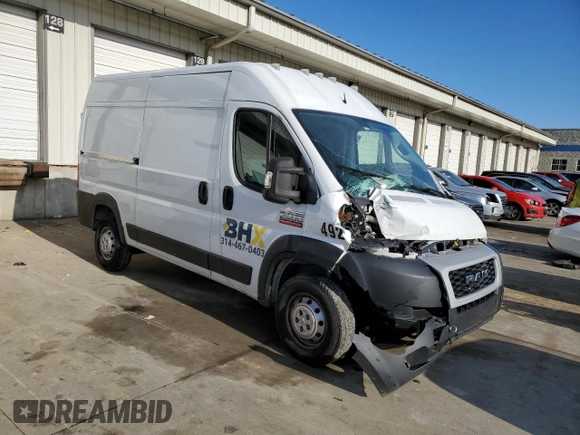 2019 Ram ProMaster Cargo with VIN 3C6TRVCGXKE539381, listed as a Copart auction lot 86545504 with 271,447 mi miles and Non Repairable. Bid and sale history available at DreamBid. Image 4.