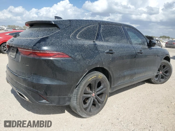 2023 Jaguar F-Pace R-Dynamic S with VIN SADCT2FU6PA711768, listed as a Copart auction lot 78414954 with Not Provided miles and Salvage Title. Bid and sale history available at DreamBid. Image 3.